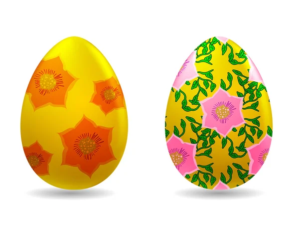 Illustration vectorielle - oeufs de Pâques — Image vectorielle