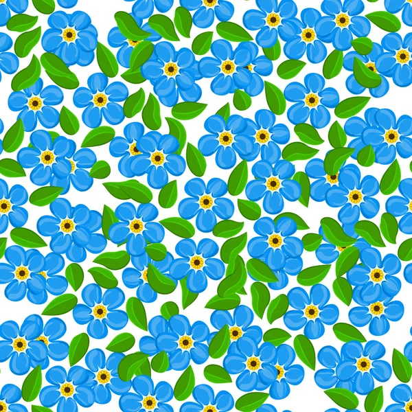 Seamless color pattern with flowers. — Stock Vector
