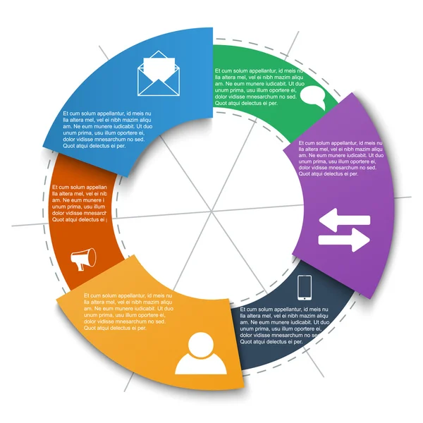 Trabajo en equipo infografía social, diagrama, presentación — Archivo Imágenes Vectoriales