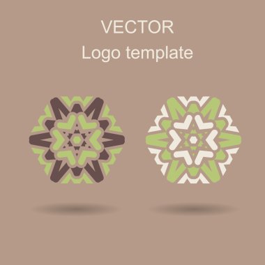 Soyut logo vektör tasarım şablonu. 