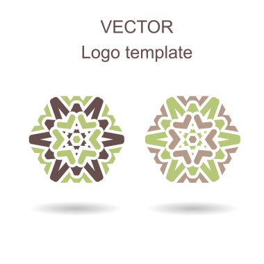 Soyut logo vektör tasarım şablonu. 