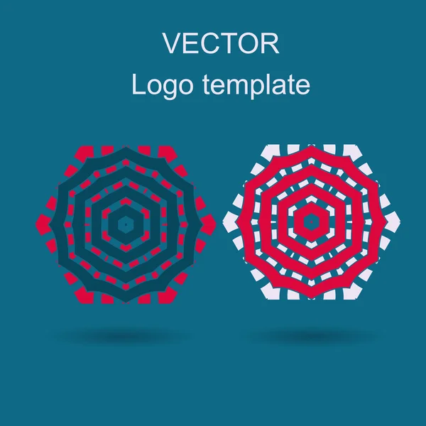 Abstrakti logo vektorin suunnittelumalli . — vektorikuva