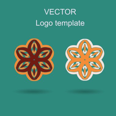 Soyut logo vektör tasarım şablonu. 