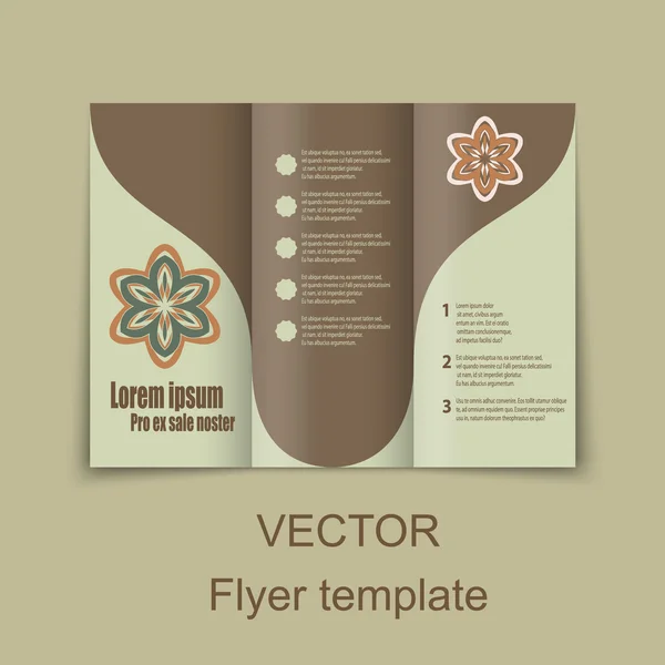 Brochure di design per infografica sociale, diagramma, presentazione — Vettoriale Stock