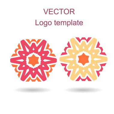 Soyut logo vektör tasarım şablonu. 