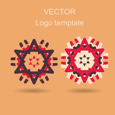 Soyut logo vektör tasarım şablonu. 