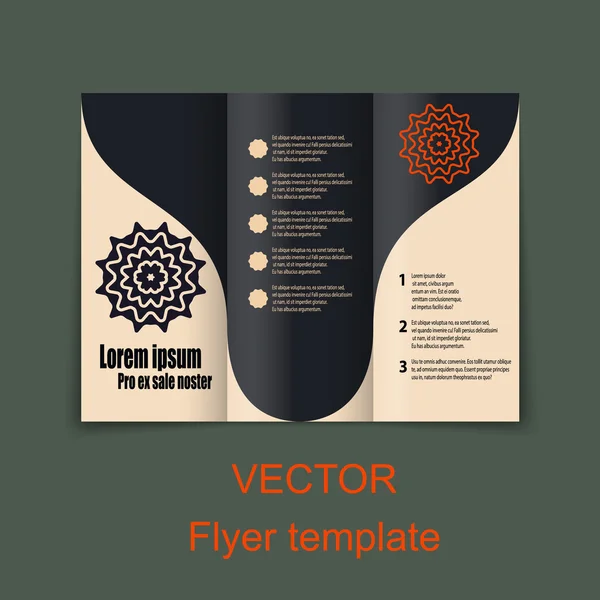 Brochure vettoriale Layout Design Template — Vettoriale Stock