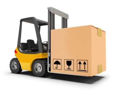 kutu ile forklift