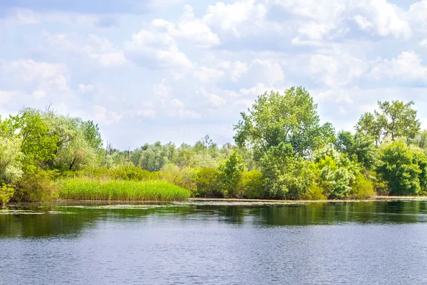 Krajina, řeka Dněpr bažiny a Cherson — Stock fotografie