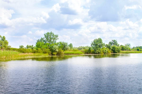 Krajina, řeka Dněpr bažiny a Cherson — Stock fotografie