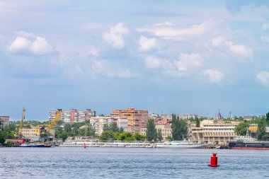 gemi görüntü manzara nehir istasyonu ile