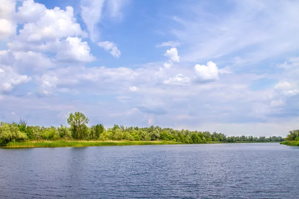 Krajina, řeka Dněpr bažiny a Cherson — Stock fotografie