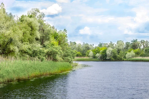 Krajina, řeka Dněpr bažiny a Cherson — Stock fotografie