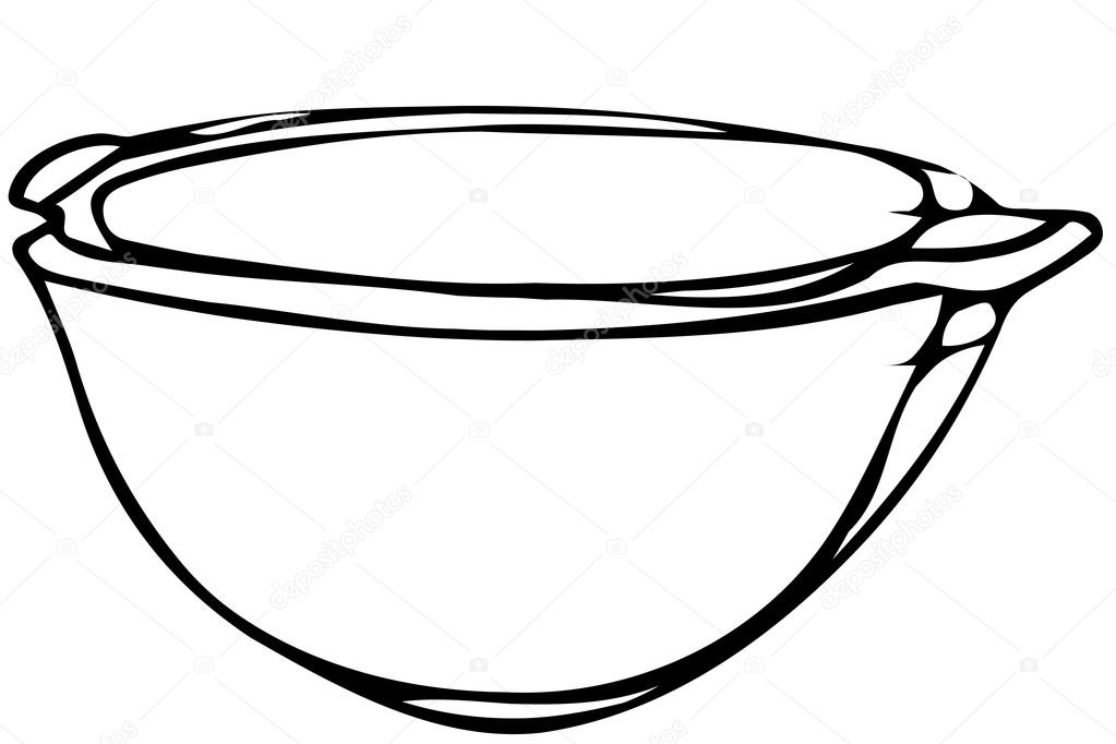 Evaporating Dish Drawing