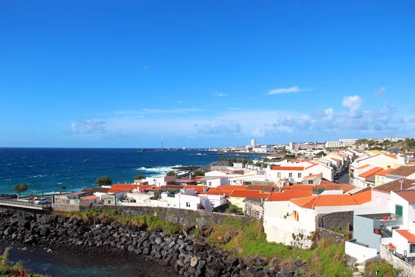 Vista sobre Ponta Delgada, Isla de Sao Miguel, Azores, Portugal — Foto de Stock