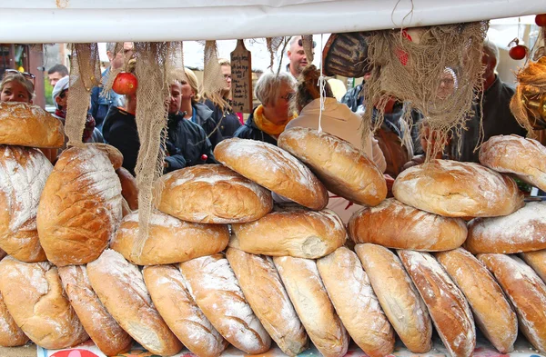 Traditional summer fair in Gdansk, Poland — Stock Photo, Image