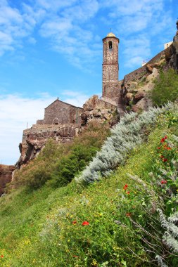 Cathedral St. Anthony, Castelsardo, Sardunya, İtalya
