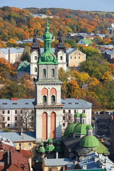 Успенский храм, Львов, Украина — стоковое фото