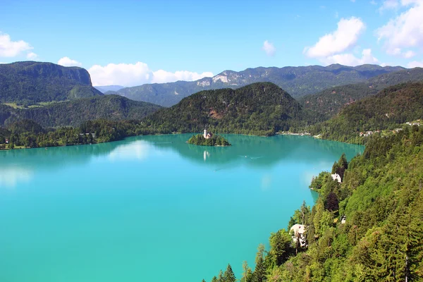 Sjön Bled, Slovenien — Stockfoto