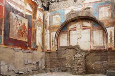 Ruins of Herculaneum, Italy clipart