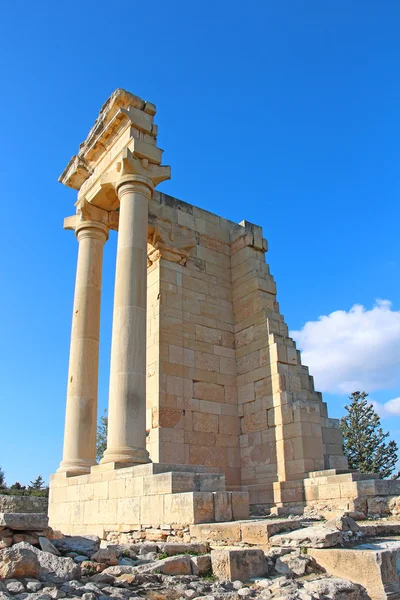 Apollónův chrám Hylates v Kourion, Kypr — Stock fotografie