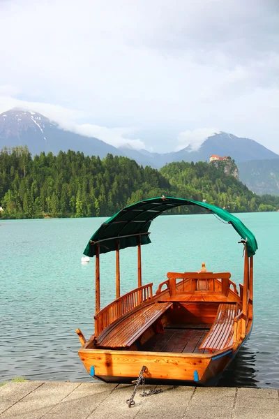 Ausgebluteter See, Slowenien — Stockfoto