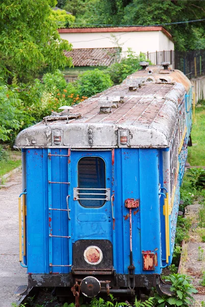 Chemin de fer pour enfants abandonné à Uzhgorod, Ukraine — Photo