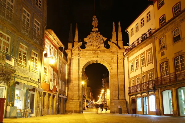 Arco della Porta Nuova (Arco da Porta Nova), Braga, Portogallo — Foto Stock