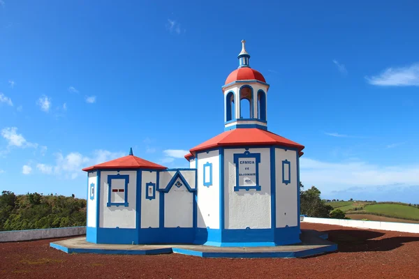 Kapel van onze Lieve Vrouwe van de Heilige Berg, St. Miguel eiland, Azoren — Stockfoto