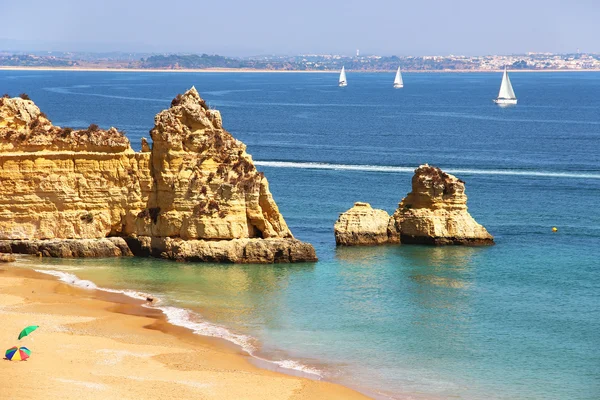 Dona Ana Strand in lagos, Portugal — Stockfoto