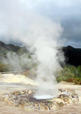 Kaplıcalar Furnas, Sao Miguel Island, Azores, Portekiz
