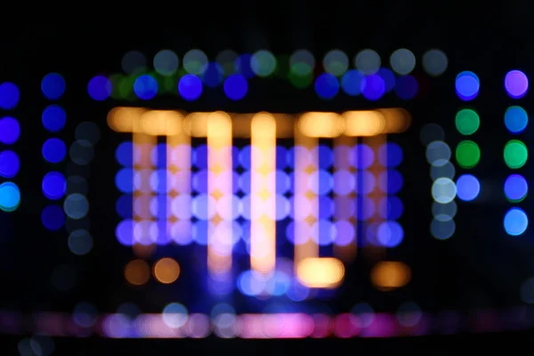Bokeh lights of concert stage — Stock Photo, Image