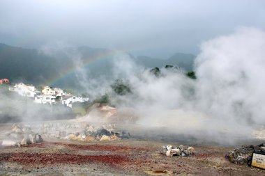 Kaplıcalar Furnas, Sao Miguel Island, Azores, Portekiz