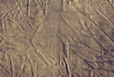 Kirli lekeli keten çizgili desenli çuval çuvalı arka planı