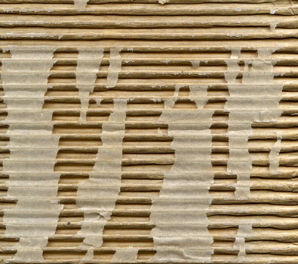 Ribbed cardboard — Stock Photo, Image