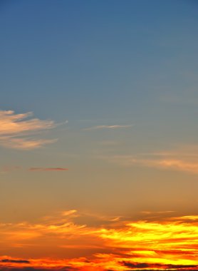 gökyüzü günbatımı