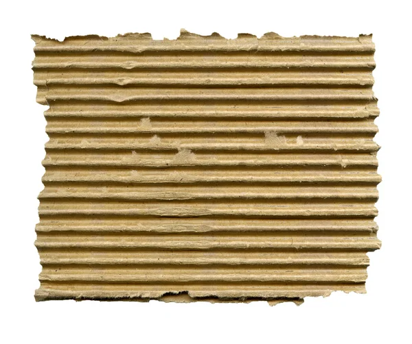 Torn cardboard isolated — Stock Photo, Image