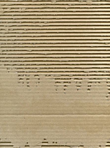 Ribbed rough cardboard — Stock Photo, Image