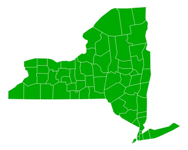 Mapa online de Nueva York — Vector de stock
