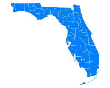 Florida doğru harita