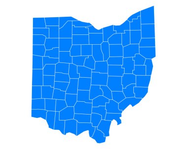 Ohio doğru harita