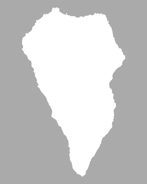 Χάρτης της Λα Πάλμα — Διανυσματικό Αρχείο