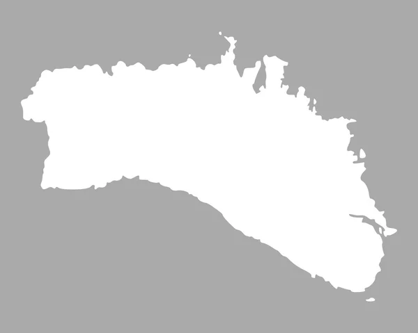 Mapa preciso de Menorca — Vector de stock