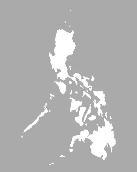A Fülöp-szigetek Térkép — Stock Vector