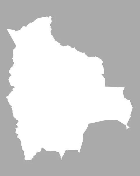 Ακριβή χάρτη της Βολιβίας — Διανυσματικό Αρχείο