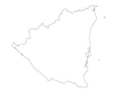 Doğru Nikaragua Haritası