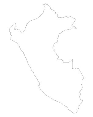 Doğru Peru Haritası