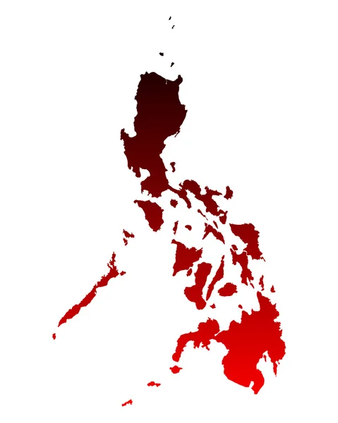 Carte précise de Philippines — Image vectorielle