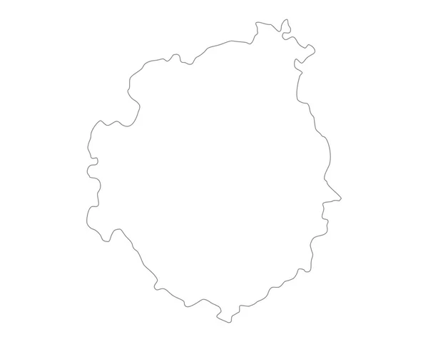 ブラバの正確なマップ — ストックベクタ