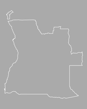 Doğru Angola Haritası